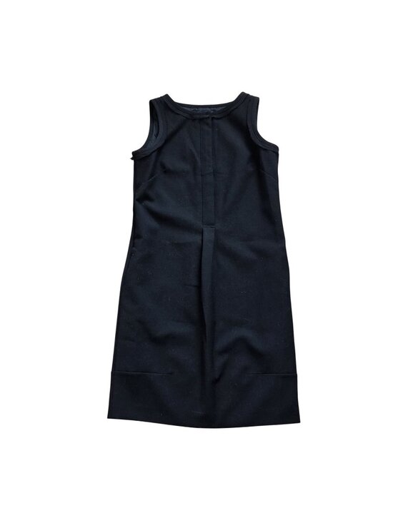 Brooks Brothers Dresses & Skirts - Brooks Brothers Classic Pleated Black Wool Sleeveless Sheath Dress Womens 6